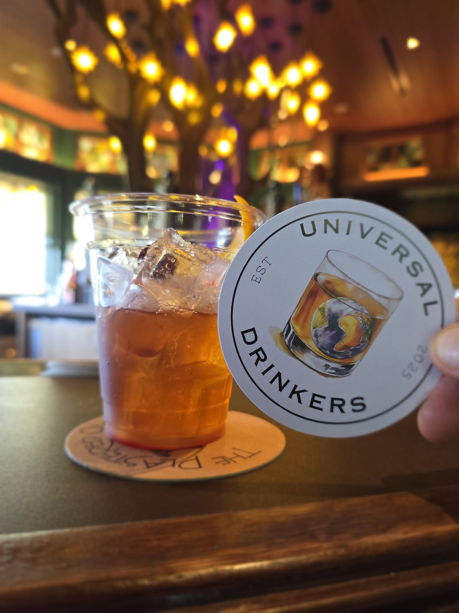 Cocktail at The Plastered Owl in Celestial Park