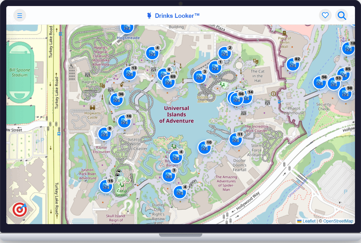 DrinksLooker app — live demo preview